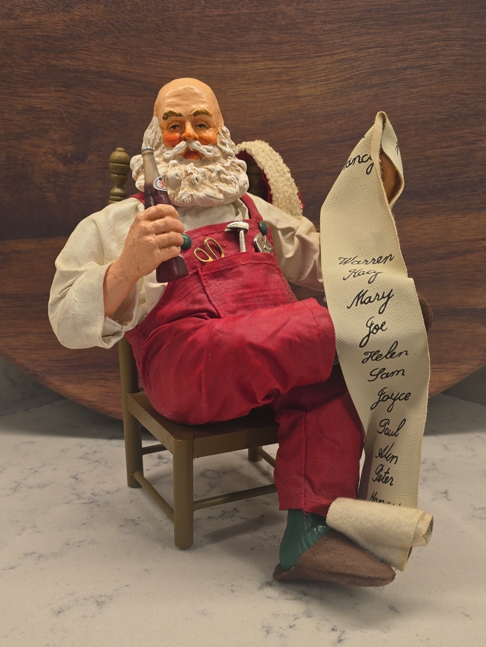 Vintage 1992 PEPSI Santa Figurine By Possible Dreams
